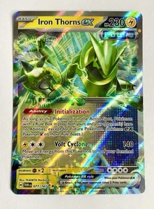 Iron Thorns ex 077/167 Holo Twilight Masquerade Pokémon Card - Picture 1 of 2