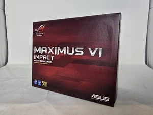 Asus ROG Maximus VI Impact Z87 LGA1150 DDR3 SupremeFX Wifi Mini-itx Motherboard - Bild 1 von 11