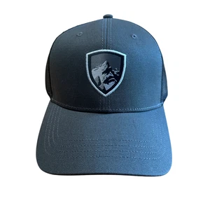 Kuhl Trucker Hat Carbon Black Snapback Mesh Logo Patch Cap One Size NWT - Picture 1 of 5