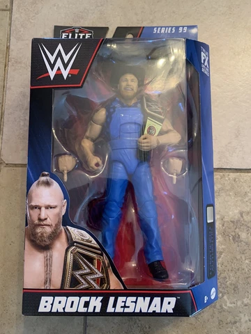 WWE Elite 99 Brock Lesnar Chase Blue Figure Cover