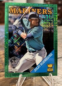 2023 Topps Update '88 Topps Silver Pack Chrome Green No. 58 Julio Rodriguez /99