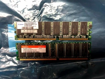 PC3200U - 512MB and 256MB DDR 400MHZ CL3 - Tested - Image 1 of 3