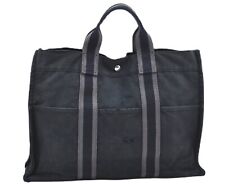 Hermès Canvas Tote Bag Brown Beige Leather Cloth Cloth ref.107191 - Joli  Closet