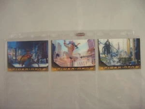 Spider-man 2 Lenticular Trading Cards L1-3 - Picture 1 of 2