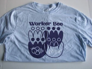 2024 Asics Cincinnati Ohio Queen Bee Half Marathon Volunteer Logo Men's T Shirt - Picture 1 of 13