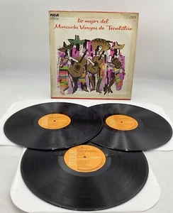 lo MEJOR Del MARIACHI VARGAS DE TECALITLAN (RCA VICTOR 3x VINYL LP MEXICO) EX - Picture 1 of 13