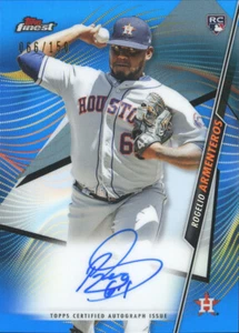 ROGELIO ARMENTEROS 2020 Topps Finest AUTO BLUE REFRACTOR 66/150 ASTROS RC - Picture 1 of 1