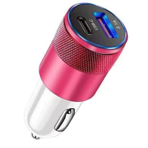 Car Charger Quick Charge 3.0 Type C Fast Charging Phone Adapter Car Adapter 66W - Picture 1 of 7