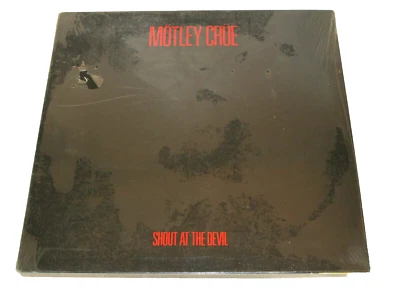 Motley Crue Shout at the Devil Sealed Vinyl Record LP USA 1983 CRC Club Edition - Image 1 of 4