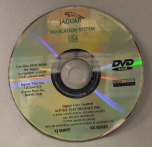 CD de navegación Jaguar Alpine 1998 LJE2441GA o BM9JU91B genuino Jaguar - Imagen 1 de 1