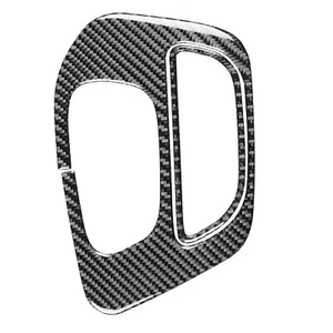 2Pcs For Dodge Challenger Carbon Fiber Gear Shift Storage Box Cover Trim - Picture 1 of 6