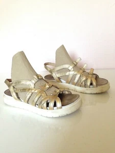 Anthropologie Sandals Paola Ferri by Alba Moda US 8 Leather Gladiator Size EU 37 - Picture 1 of 5
