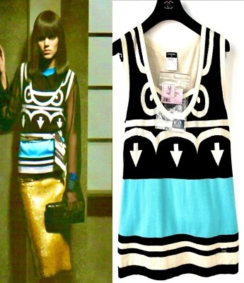 3K Chanel Vintage 2007 Cashmere Sweater Tank Top 38 40 42 6 8 10 Shirt Vtg L M - Image 1 of 4