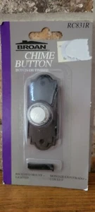 Chime Button, Doorbell, Broan, Dark Bronze, Caste RC831R, Stepped Shape - Picture 1 of 2