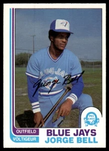 1982 O-Pee-Chee Jorge Bell Rookie Toronto Blue Jays #254 - Picture 1 of 2
