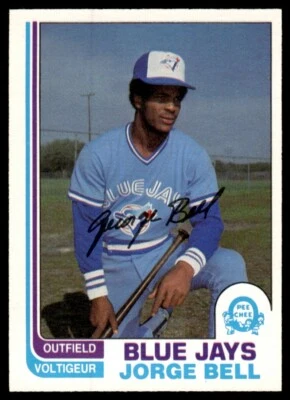 1982 O-Pee-Chee Jorge Bell Rookie Toronto Blue Jays #254 - Image 1 of 2