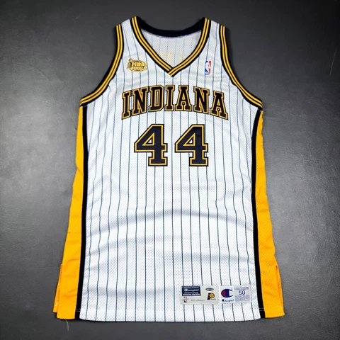 Austin Croshere Signed Champion 97 98 Pacers Pro Cut Game Jersey Cover