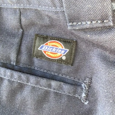 Pantalones Dickies Azul Marino Industrial Carga 38x32 EMT Pantalones de Trabajo Resistentes Sarga #e28 Foto 1 de 4