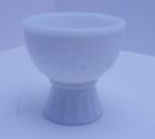 Vintage Milk Glass Avon Candle Holder, Milk Glass Bowl 3.5"  x 3.5"