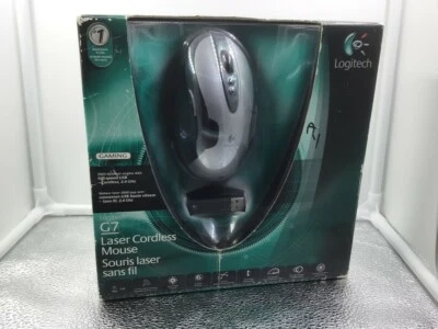 Logitech G7 Gaming Laser Cordless Mouse - Wireless USB Receiver (931375-0215) - Image 1 of 3
