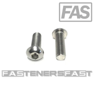 (15) 5/16-24X1 Knopfkopf Steckschlüssel Schraube Edelstahl FEINGEWINDE - Bild 1 von 5
