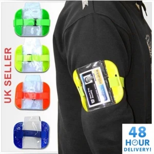 Arm Sicherheitskartenhalter Band Abzeichen Ausweisetui SIA Warnschutz SIA Band - Bild 1 von 8