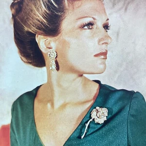 Peru Fashion Print Ad Vtg 1970s VHTF Rare Jewelry Joyas Banchero - Picture 1 of 8