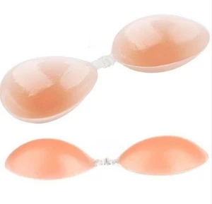 Soutien gorge adhésif gel silicone sans bretelles , idéal décolleté - Bonnets A - Picture 1 of 1