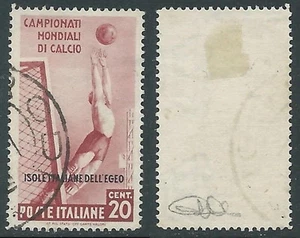 1934 EGEO USATO MONDIALI DI CALCIO 20 CENT - E107 - Foto 1 di 1