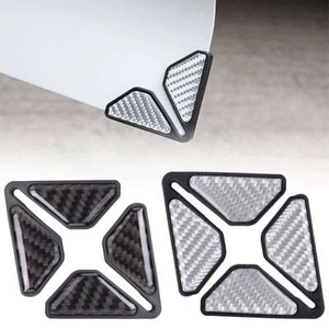 2x Black Anti-Scratch Sticker Car Door Corner Guard Cover Protector Accessories - Picture 1 of 14