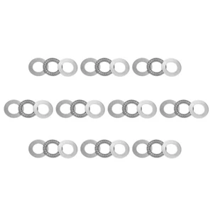 10pcs AXK2035 Thrust Needle Roller Bearings 20x35x2mm with AS2035 Washers - Picture 1 of 5