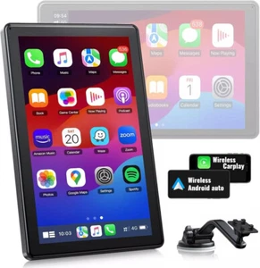 Drahtloser Apple Carplay Bildschirm für Auto Android Auto Tragbar Auto Audio MirrorLink - Bild 1 von 18