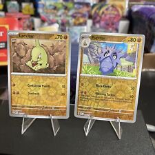 Pokemon TCG Obsidian Flames Reverse Holo Card Lot of 2 Larvitar Pupitar