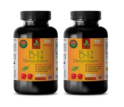Apoyo inmunológico masticable - B-12 METILCOBALAMINA - limpieza digestiva 2 BOTELLAS Foto 1 de 4