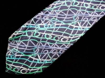 Christian Lacroix Paris Genuine Luxury Necktie Tie Mens ALL SILK Multicolor #47 - Image 1 of 3