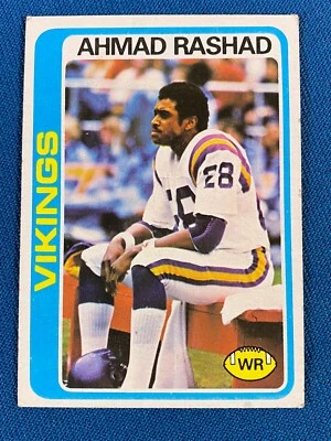 1978 Topps Ahmad Rashad Football Card #125 Minnesota Vikings (B) - Image 1 of 2