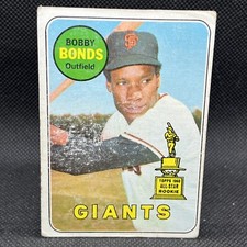 Bobby Bonds San Francisco Giants 1969 Topps #630 Topps 1968 All-Star Rookie