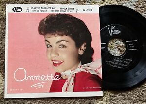 1959 Female Pop 45 E.P. - ANNETTE FUNICELLO "Annette" VISTA RECORDS #3301