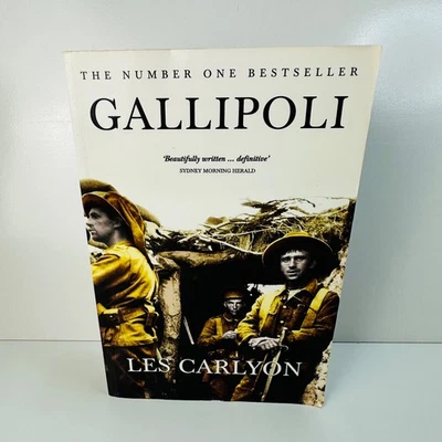 Gallipoli by Les Carlyon Large Paperback Book Australian War History - image 1 of 3
