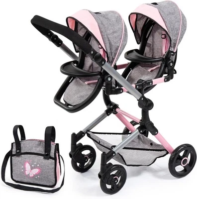 Bayer Neo Twin Doll Pram Pushchair for Doll Playset - Image 1 of 4
