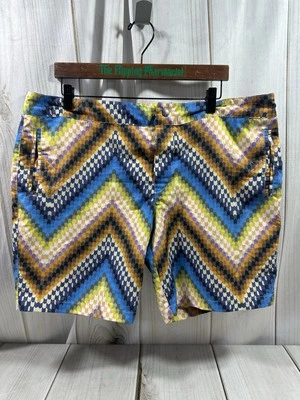 Pantalones Cortos de Natación Mr. Turk Board Para Hombre Talla 38 Calce Clásico Gráfico Baúl Amarillo Azul Foto 1 de 4