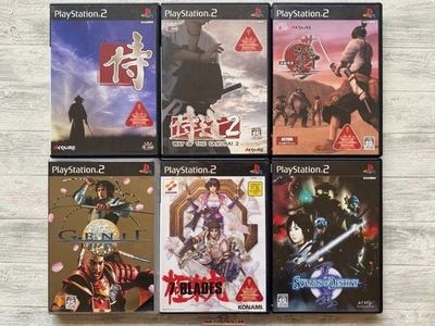 SONY PS2 Way of the Samurai 1 2 & Western & Genji & 7 Blades & Tensei from Japan - Image 1 of 4