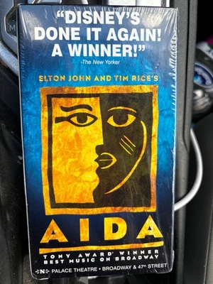 Disney’s Aida Broadway sneak preview promo VHS Elton John Tim Rice - New Sealed - Image 1 of 2