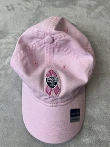 Reebok Raiders Mütze Cap Las Vegas Pink Ribbon Brustkrebs Damen Fußball - Bild 1 von 2