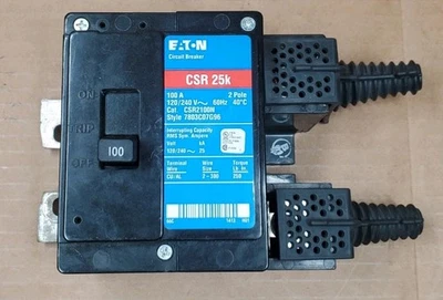 Eaton CSR2200N Circuit Breaker 200A 2-Pole 120/240V With Covers - Image 1 of 4