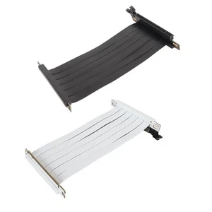 PCIE 3.0 X16 Riser Cable 180° High Speed Flexible Dual Reverse Connector GPU SAL - Photo 1/58