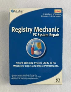 Registry Mechanic PC System Repair Version 5.1 Software (Sealed) - Picture 1 of 4