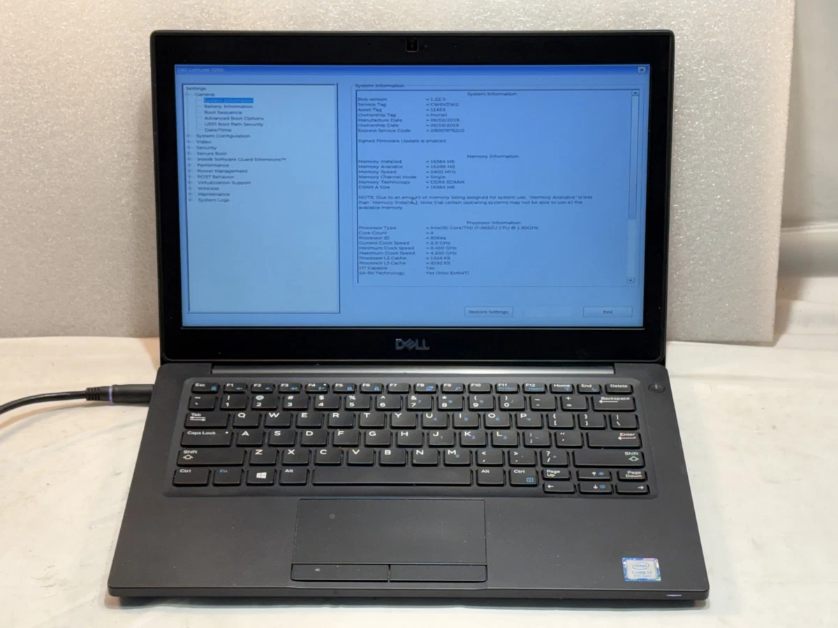 Dell Intel Core i5 8th Gen. 256 GB SSD Capacity PC Laptops