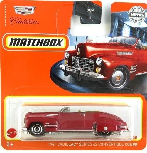 MATCHBOX 1941 CADILLAC SERIE 62 CONVERTIBILE COUPE MBX scala 1:64 auto da 3... - Immagine 1 di 1