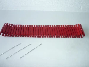 Gru cingolata - catena da telaio in metallo rosso come carico NZG 1:50 Conrad - Foto 1 di 8